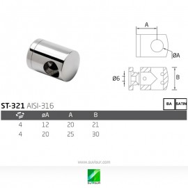 Soporte para tubo plano ST-321