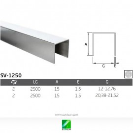 Pasamanos de madera rectangular RP-1411