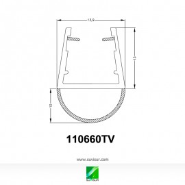 Junta burbuja V 10 mm